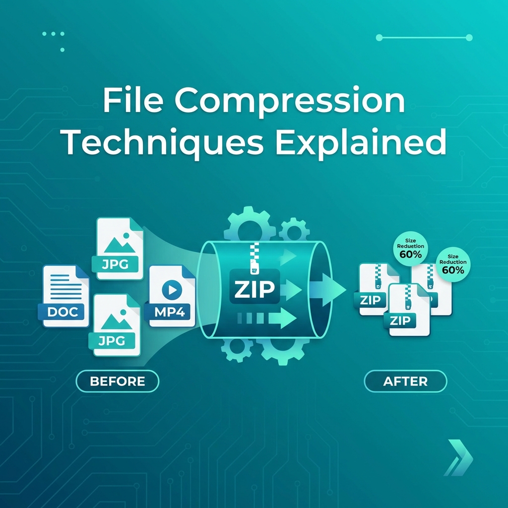 File Compression Techniques Explained: ZIP, RAR, 7Z and Beyond